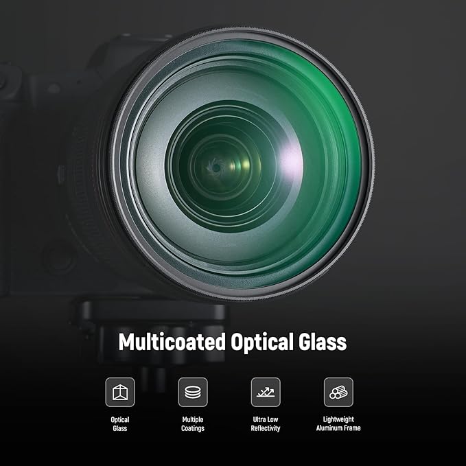 NEEWER 52mm Black Diffusion 1/4 Filter Dreamy Soft Cinematic Effect Filter Ultra Slim Water Repellent Scratch Resistant Optical Glass Multiple Nano Coatings for Video/Vlog/Portrait Photography