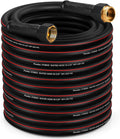 Garden Hose 100ft x 5/8", NON-EXPANDABLE Heavy Duty Premium Flexible Water Hose, No Kink, Leakproof, Lightweight Hybrid Hose with Male to Female Fittings for Household&Backyard