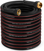 Garden Hose 100ft x 5/8", NON-EXPANDABLE Heavy Duty Premium Flexible Water Hose, No Kink, Leakproof, Lightweight Hybrid Hose with Male to Female Fittings for Household&Backyard