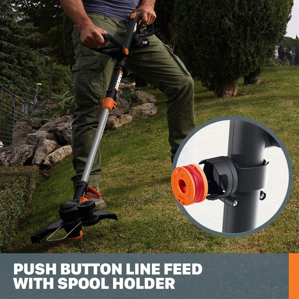 Worx GT Revolution 20V 12" String Trimmer Grass Trimmer/Edger/Mini-Mower, WG170.9