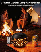 Solar Table Lights Outdoor Waterproof - Dancing Flickering Flame Lamp Black Metal Tabletop Light Solar Powered Decorative Lighting Lantern for Desk Bedroom Patio Garden Pathway Yard 1 Pack