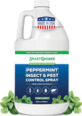 All Natural Peppermint Oil Insect & Pest Control Spray Repels Mice, Spiders, Ants, for Home, Indoor, Outdoor, Garden Maximum Strength Smart Grower Ready to Use 128 FL OZ