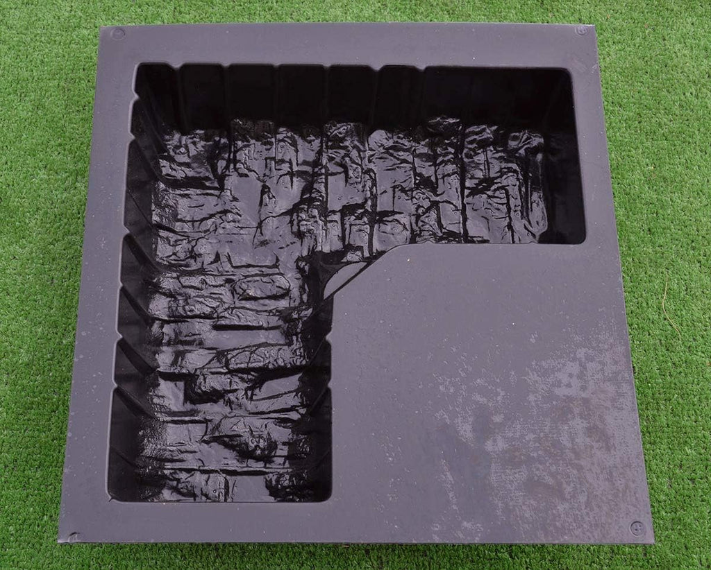 Concrere molds DIY Set 2 pcs Mould Corner Edge Stone Garden Edging Tree Landscape Flower (BR09)
