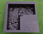 Concrere molds DIY Set 2 pcs Mould Corner Edge Stone Garden Edging Tree Landscape Flower (BR09)