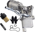 Engine Oil Filter Housing assembly Compatible with 2011-2018 1.4L Turbo Chevrolet Cruze Sonic Trax Buick Encore