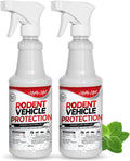 Mighty Mint Peppermint Oil Rodent Repellent Spray for Vehicles – Natural Mouse & Rat Control for Car Engines, RVs, Trucks & Boats – Plant-Based, Extra-Strong Formula – 16 oz (Pack of 2)