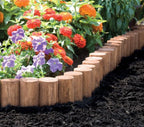 Greenes Fence 15 in. Full Log Edging (12-Pack, 15 ft. Total)