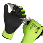 Schwer 2 Pairs A7 Cut Resistant Work Gloves, Touchscreen, CR3027, L