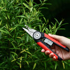 LIVINGO Precision Garden Pruning Shears - Straight Blade Floral Scissors with Non-Slip Handle for Trimming, 8.5" Gardening Clippers for Flowers, Herbs, Bonsai & Indoor Plants