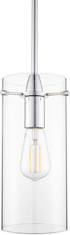 Chrome Pendant Lights Kitchen Island - Large Clear Glass Pendant Light Fixture