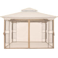 MASTERCANOPY Mosquito Screen Walls for Gazebo, 10x10 ft, Beige