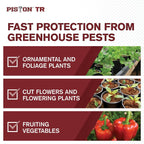 Atticus Piston TR Greenhouse Fogger (12 Pack) - Total Release Chlorfenapyr Insecticide/Miticide - Controls Mites, Thrips, Caterpillars, and Adult Fungus Gnats