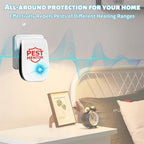 Ultrasonic Pest Repellent 10 Packs, Indoor Pest Control Repeller Plug in,Mouse Rodent Repellent for Ant Rodent Roach Mouse Mosquito Bugs Spider Insect Deterrent,3 Mode Switching