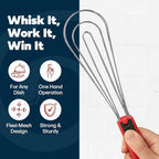 Tongs for Cooking Multipurpose 6-in-1, Kitchen Utensils, Whisks for Cooking, Egg Beater Mixer, Salad Tongs for Serving Grill Bbq Steel