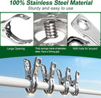 20 Pcs 2.3inch Pvc Clamps, Gardening Clips for Netting, Greenhouse Clamps Made of Stainless Steel, Have a Strong Grip of Greenhouse Clips, For 1/2'', 3/4'', 1'' Garden Hoops