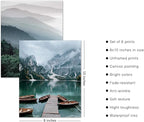 HoozGee Scandinavia Travel Wall Art Prints Mountain Pictures Wall Decor Natural Landscape Photography Poster Canvas Print Wall Art Pictures Living Room Decor Home Decor (8"x10" UNFRAMED)