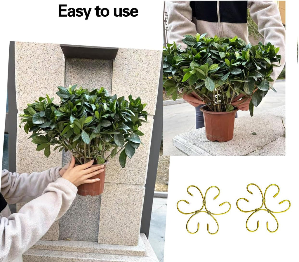 2PCS 6" Plant Stem Support,Stabilizer Grapple Holder for Monstera and Climbing Plants,Reusable Flower Plant Support,Leaf Stabilization and Support for Thriving Growth.