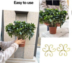 2PCS 6" Plant Stem Support,Stabilizer Grapple Holder for Monstera and Climbing Plants,Reusable Flower Plant Support,Leaf Stabilization and Support for Thriving Growth.