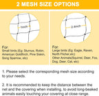 Bird Netting 50ft x 100ft, Heavy Duty Garden Net 1 inch Mesh Nylon Nettings for Chicken Coop Roof, Poultry Netting Deer Fence Trellis Net for Fruits Trees Plants