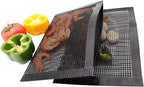 Bluedrop Non Stick Mesh Bag For Grill PTFE Toaster Oven Bags Barbecue Pockets Sheets Pack of 2