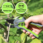 WORKPRO Anvil Pruning Shears, 8’’ Professional Gardening Hand Pruner with SK5 Steel Sharp Blades, Ideal Gardening Tool for Cutting and Trimming, Green