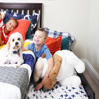 Max & Lily Twin Bed, Wood Bed Frame with Headboard For Kids with Trundle, Slatted, Espresso