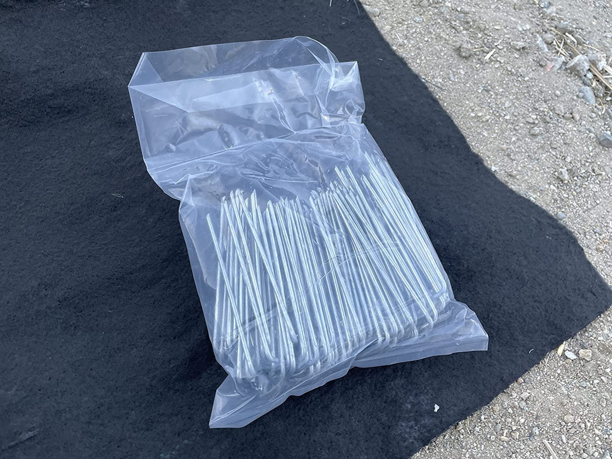 Sandbaggy 4 Inch Landscape Sod Staples | Great for Hard & Rocky Soil | Sharp Like a Knife | Tough 11 Gauge Rust-Resistant | Trusted by Farmers & Contractors Across USA (6000 Staples)