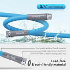 RVMATE RV Water Hose 35FT, 5/8” Inner Diameter Drinking Water Hose Lead-free, No Leaking Garden Hose For RV/Trailer/Camping, RV Accessories