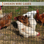 Tongmo 4 ft x 50 ft Black PVC Coated Welded Wire Fence, 16GA Garden Chicken Wire Fence Roll, Mesh Size 2" x 4" Hardware Cloth, Ideal for Yard Protection and Poultry Netting