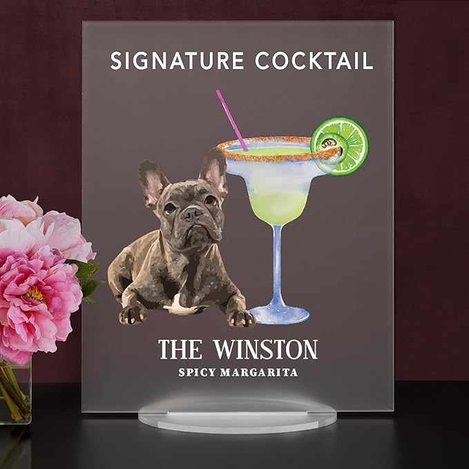 Pet Signature Drink Wedding Signs