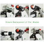 Professional Grafting Tool Kit - 3-in-1 Pruner with SK5 Blades, Grafting Knife, Tapes, Labels & Clips - Fruit Tree Grafting Supplies for Apples, Peaches, Grapes (Gardening Grafting Tools)