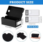 12 Sets Mini Sneaker Boxes for Party Favors Mini Shoe Gifts Boxes 4.7 x 2.5 x 2 Inch Sports Small Gift Case with Editable Label for Candies Cookies Snacks