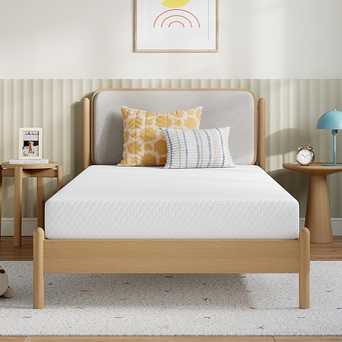 Novilla Full Size Mattress 6 Inch, Full Memory Foam Mattress for Kids with Breathable Comfort Foam & High-Resilience Foam for Contour Support & Fresh Sleep Mattresses in a Box