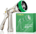HOSUN 100% Metal Heavy Duty Garden Hose Nozzle Sprayer | 7 Spray Patterns, Lockable Rear Trigger, High Pressure for Plant Watering, Lawn Care, Car Washing & Pet Bathing