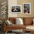 VCK 12x18 Poster Frame Set of 4 - White, Gallery-Quality Wood Picture Frames, 1.1-Inch Wide Border, Polished Plexiglass, Vertical or Horizontal Wall Display for Photo/Art/Prints, White