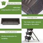 TOREVSIOR 5-Tier Vertical Raised Garden Bed, Elevated Herb Planter Box