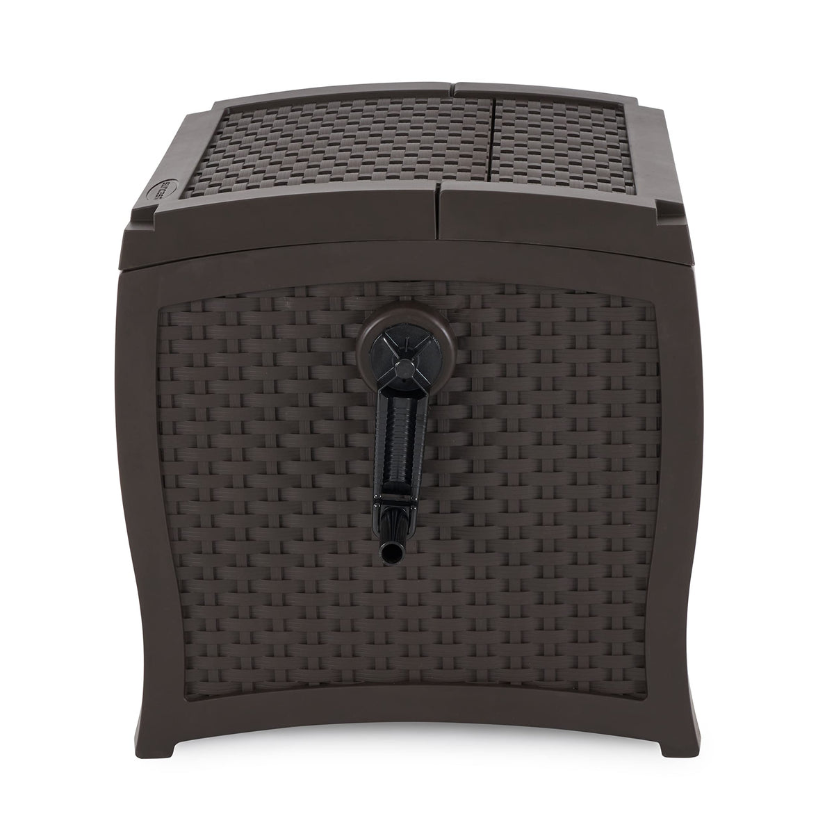 Suncast Hose Reel with Smart Trak Hose Guide, Water-Tight Connection, Durable Resin Construction, 225' Hose Capacity, Brown, Made in the USA
