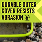 Flexzilla Garden Hose 5/8 in. x 100 ft., Lightweight All-Weather Water Hose, Durable and Flexible, Leak-Free Connections