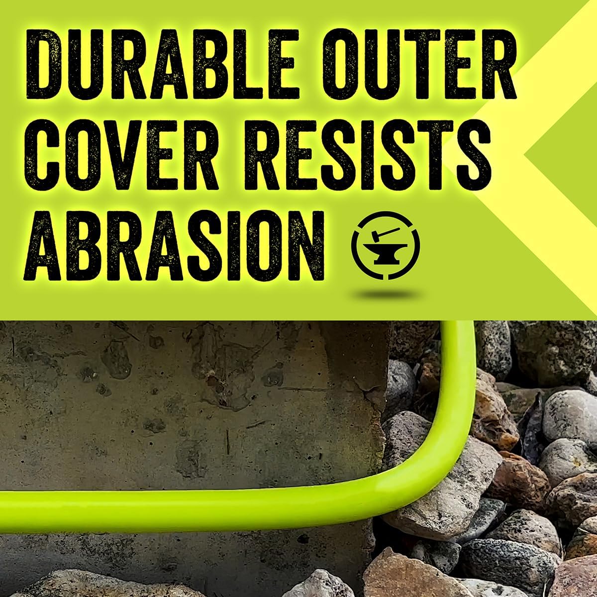 Flexzilla Garden Utility Hose 5/8 in. x 15 ft., Lightweight All-Weather Water Hose, Durable and Flexible, Leak-Free Connections