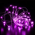 Aogist Led Fairy Lights 3 Modes Battery Operated String Lights Waterproof Silver Wire 7 Feet Firefly Starry Moon Mason Jar Lights for DIY Wedding Party Christmas (Pink, 20 Pack)