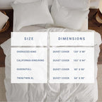Kotton Culture 100% Washed Cotton Duvet Cover Set Queen Size - 600 Thread Count Comforter cover, Soft Linen Feel, Luxury,3-Pc Set with Zipper Closure & Corner Ties (Washed Cotton White,Queen 90"x 90")