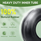 TICONN 15x6.00-6nhs Lawn Mower Tires Inner Tube, 2 Pack Inner Tire Tube for Wheelbarrow Tires, Replacement Tube with TR-13 Straight Valve Stem for lawn mower tires 15x6.00-6, Wheelbarrows, Wagons