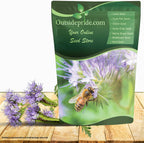 Outsidepride Lacy Phacelia Seeds for Planting - 1 Lb. Annual, Drought-Tolerant Wildflower Seeds with Light Violet Flowers, Ideal for Pollinator Gardens, Erosion Control, & Attracts Bees & Butterflies