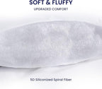 SLEEP ZONE Twin XL Mattress Pad Cover for College Dorm - Soft Fluffy Pillow Top Bed Mattress Topper Quilted Fitted, Deep Pocket 8-21 inch, Twin XL