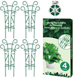 Plant Trellis for Potted Plants 4 Pack Stackable Indoor Outdoor Climbing Houseplant Support with Garden Wire for Pothos Hoya Ivy Flower