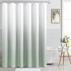 Naturoom Desert Sage Shower Curtains for Bathroom,Ombre Cloth Fabric Shower Curtain Set with 12 Hooks Desert Sage Bathroom Decor 72 x 72