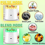 20 Oz Portable Blender for Shakes Smoothies, Travel Gym Home Office, Personal Size with 6 Blades, Waterproof USB Rechargeable Handheld Blender Cup, Black