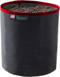 Grow Bag 1 Gallon, Planting Pots - Colorful Plant Grow Bags Pots Gardening Vegetable - Air Pruning Mesh Fabric Plant Container - (Black/Red)