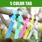 FUJIWARA 3-in-1 Garden Grafting Tool, Pruning Scissors Kit, U/V/Omega-Graft Seedling for Fruit Tree Grafting Set,Including 2X Tapes, Plant Tags,Plant Clips,Grafting Knife & Replacement Blades