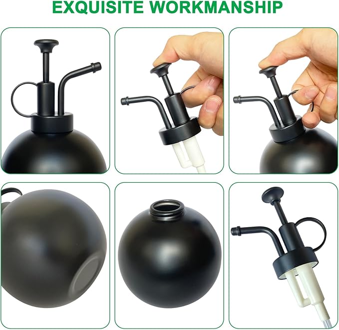 Stainless Steel Plant Sprayer, Small Watering Can, Modern Gardening Tool for Indoor Potted Plants